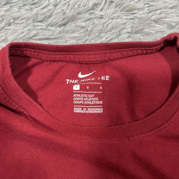 Nike Adult Shirt Large Red Orange The Golden Standard Athletic Graphic Tee Mens - Picture 5 of 7